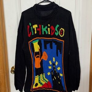 Vintage 80’s/90’s abstract Crewneck knit Sweater
